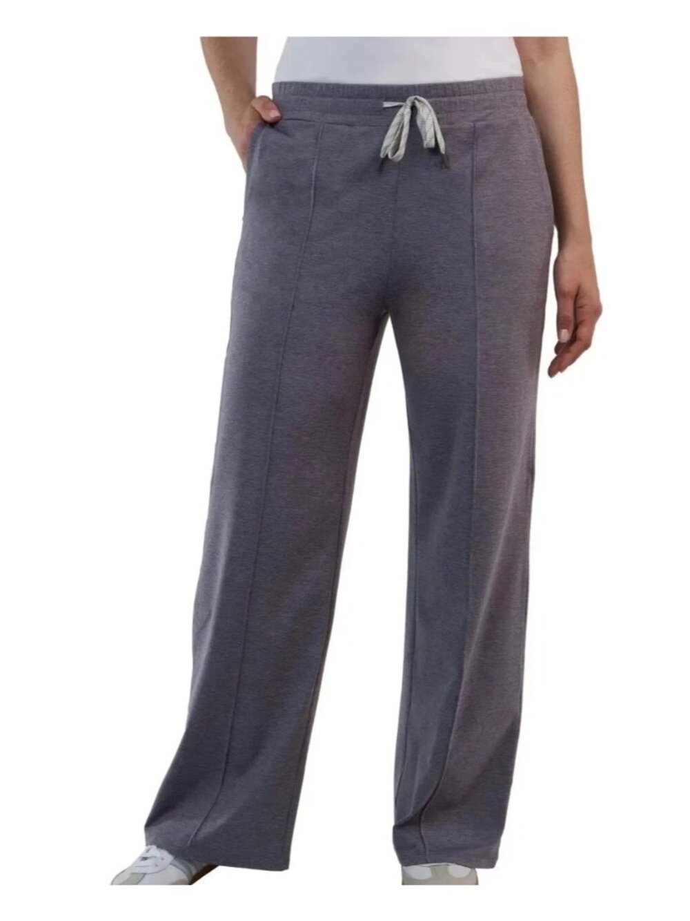 NWT Kirkland Signature Women's S Purple Lightweight Pintuck Pants
